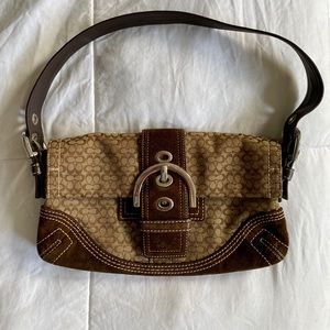Coach Soho Mini Logo Baguette Bag
